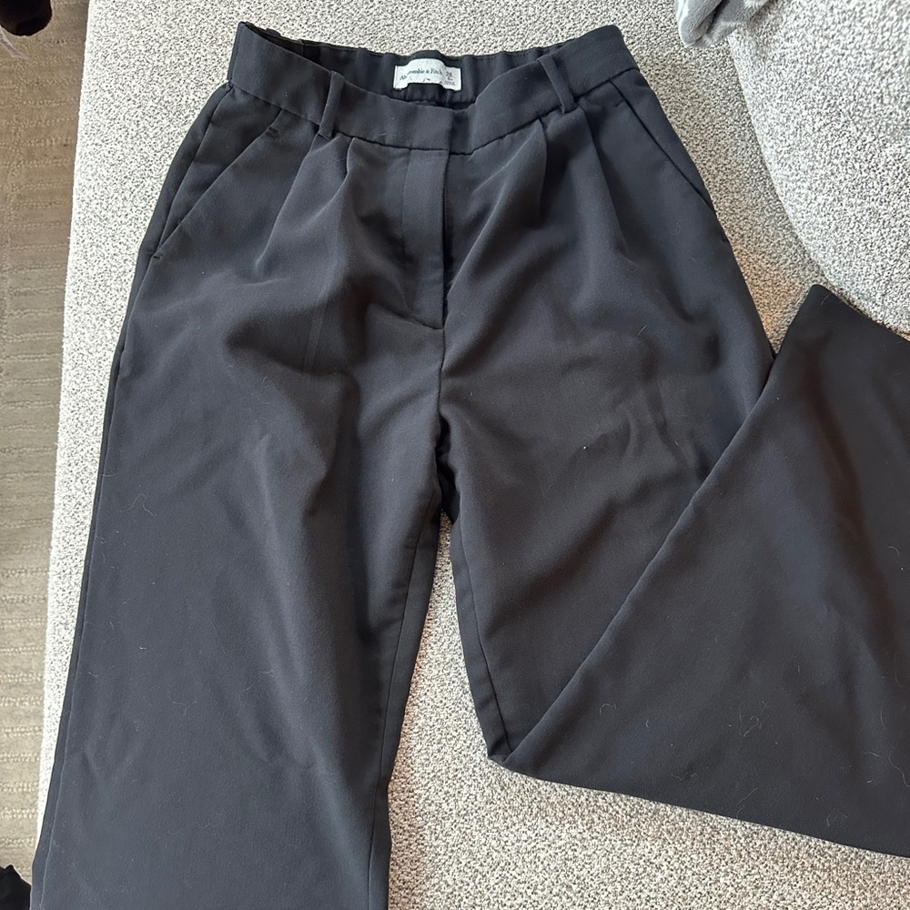 Abercrombie & Fitch Black Trousers